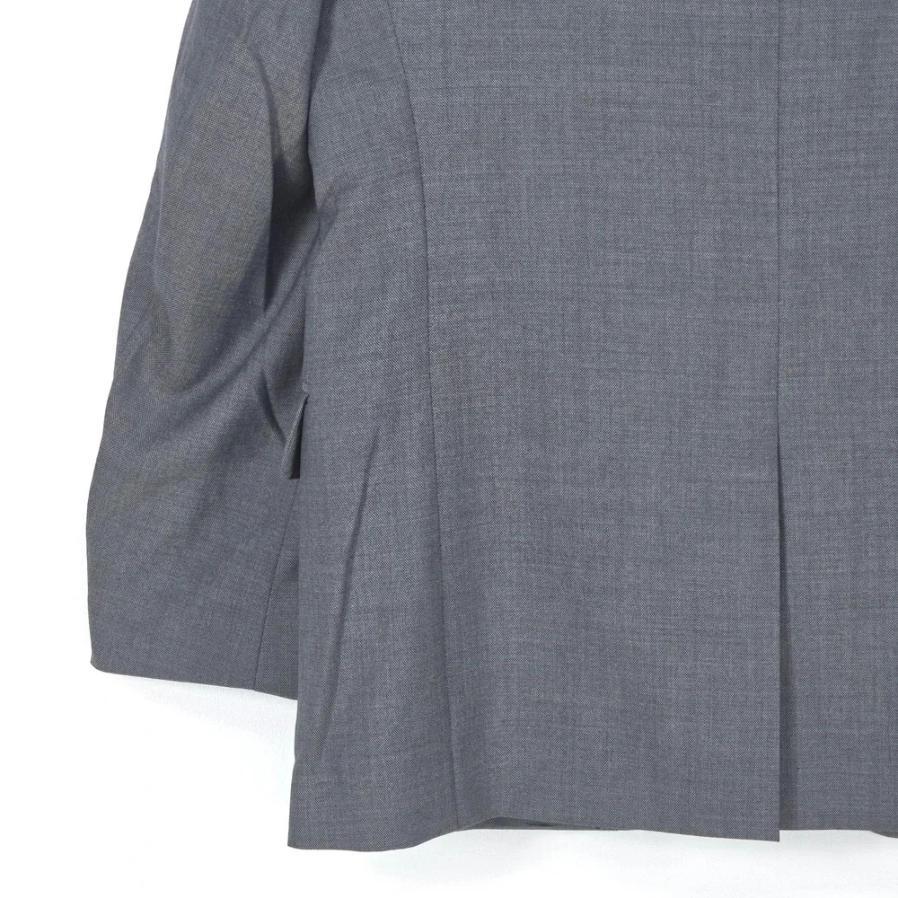 Stafford Mens 42R 100%‎ Wool Gray Crosshatch Sport Coat Blazer Jacket Corpcore
